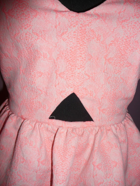 Vintage pink cocktail dress/TRAFALUC ZARA mini dr… - image 7