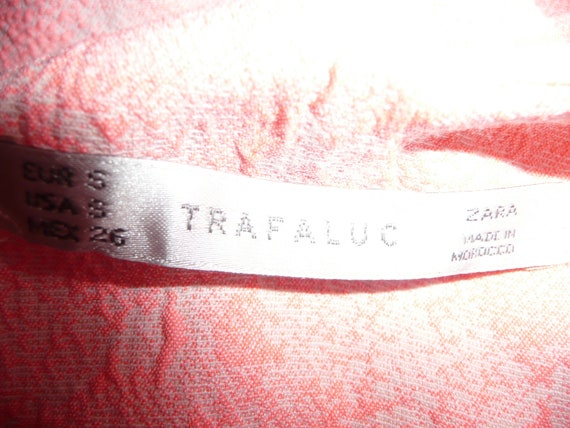 Vintage pink cocktail dress/TRAFALUC ZARA mini dr… - image 9