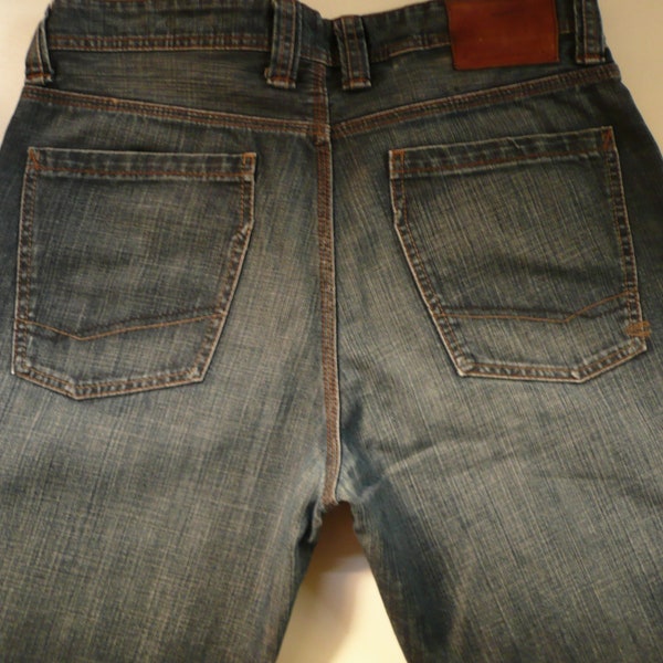 Vintage men's blue jeans CAMEL ACTIVE/Original Woodstock denim pants/Regular fit jeans/High Waist jeans/size W 36, L 36.
