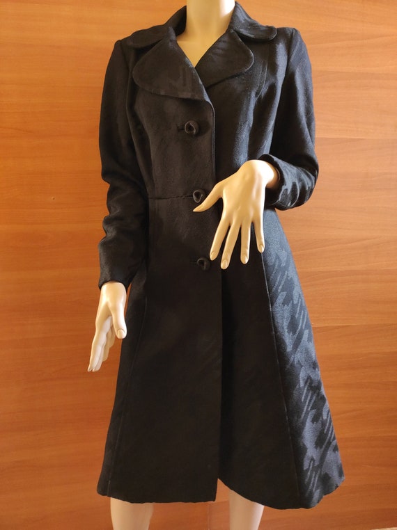Women's 60s-70-s MOD Coat/Ladies Fit & Flare-Line… - image 1