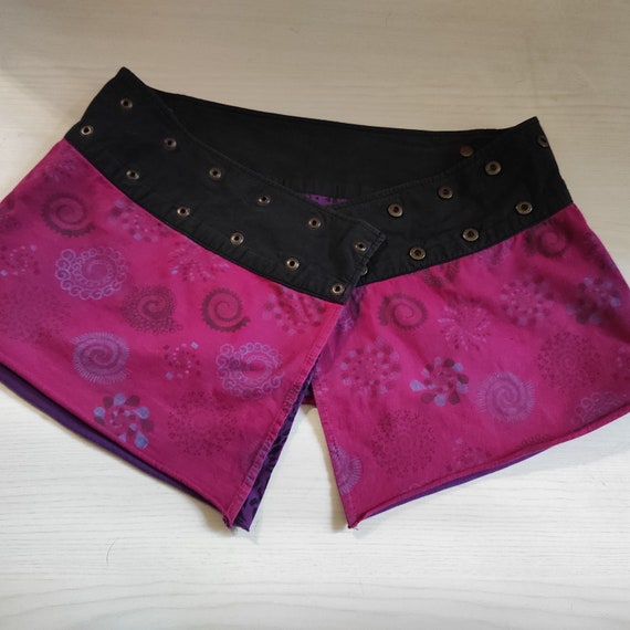 Boho Wrap mini skirt/Hippie combination pattern s… - image 9