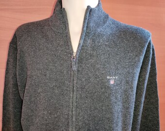 GANT 100% Lana Wool Cardigan/zipper up 