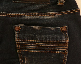Jeans/slim Fit Jeans/low Waist Denim 