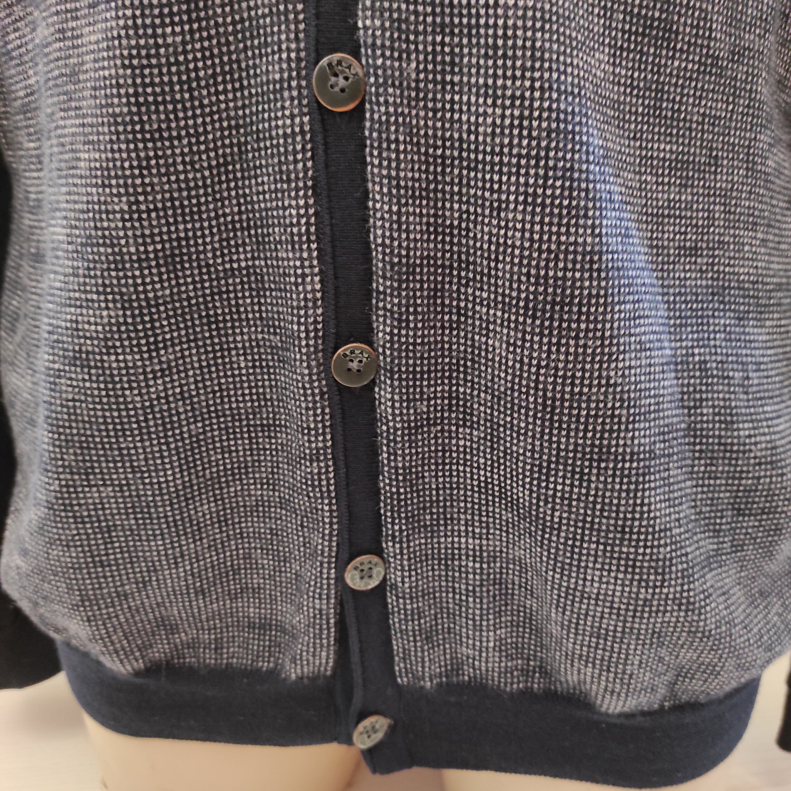 Men\'s New Wool Navy Blue Cardigan BRAX Feelgood/casual Gentleman Pixel  Pattern Cardigan/designed Geometric Pattern Preppy Style Jumper/sz 54 - Etsy