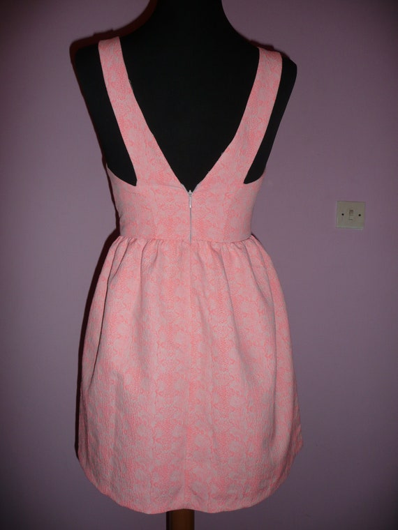 Vintage pink cocktail dress/TRAFALUC ZARA mini dr… - image 6