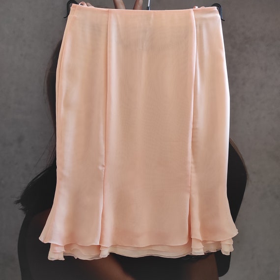 Romantic Women's Light Peach Tulipe Skirt/Bohemia… - image 4