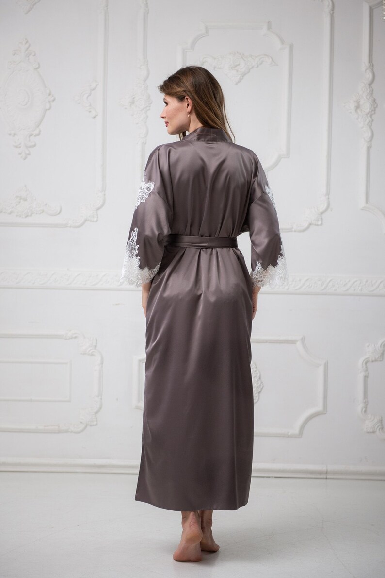 grey silk robes
