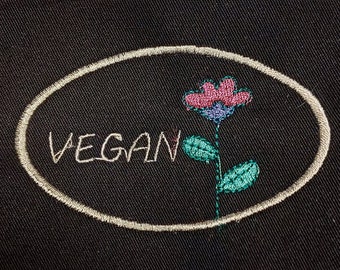 Embroidered patch - VEGAN