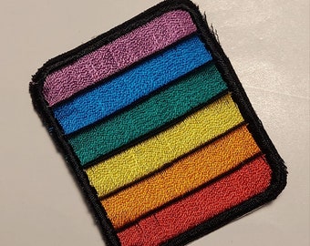 Patch - embroidered patch > LGBT+ Pride Flag