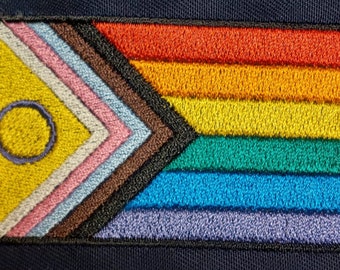 Patch - embroidered patch > Progress Flag by Valentino Vecchietti