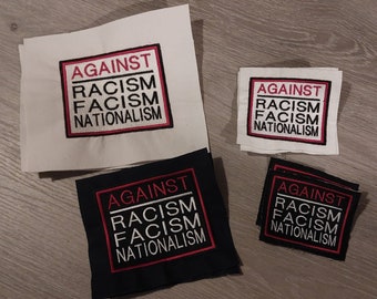 Embroidered Patch - "AGAINST..." (full embroidery)