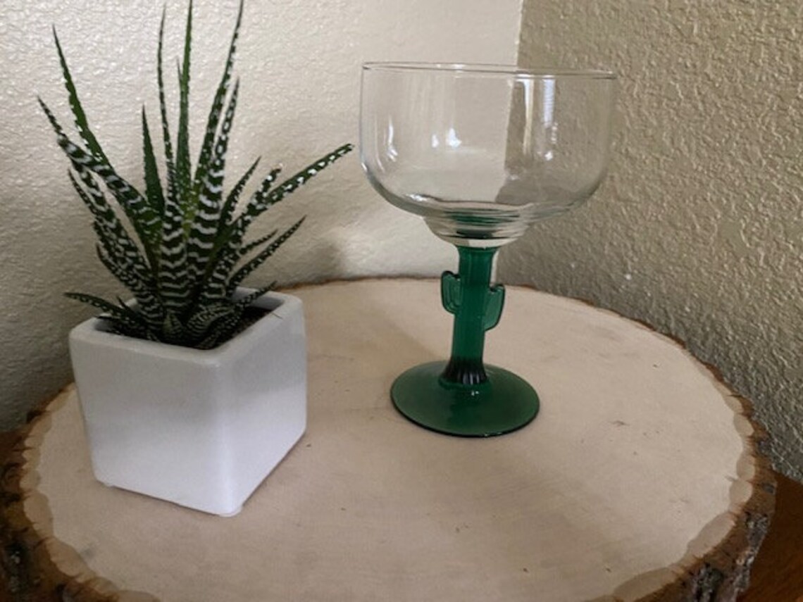 Cactus Margarita Glass Etsy