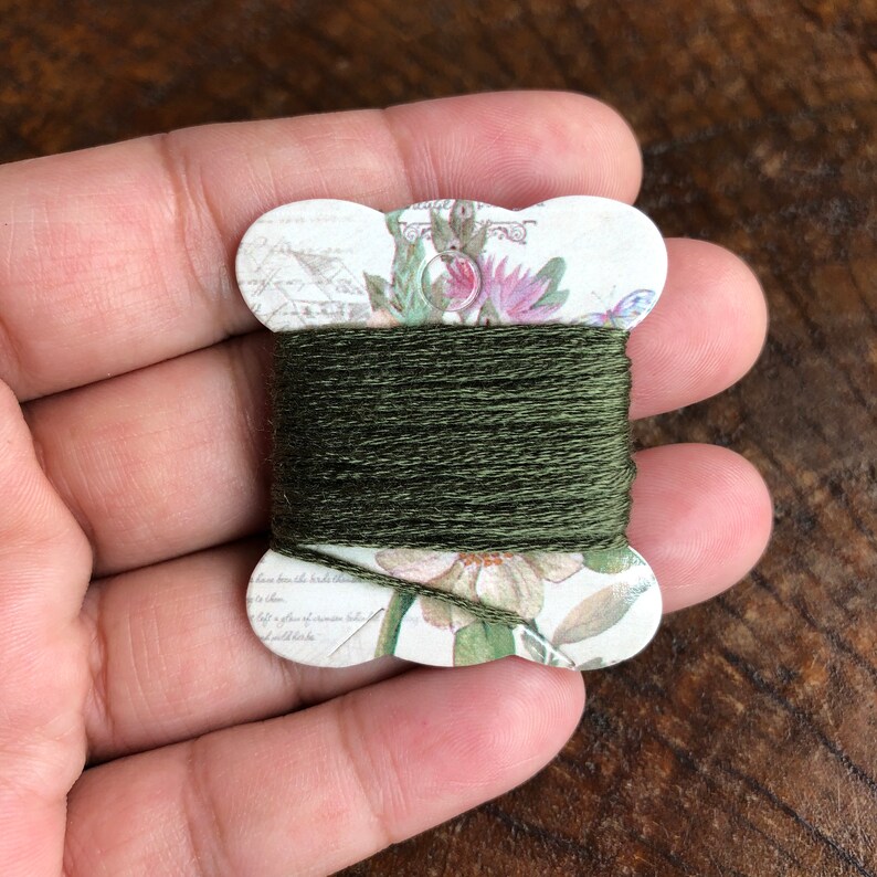 20 Embroidery Floss Bobbins Thread OrganizerLace Ribbon Card Etsy