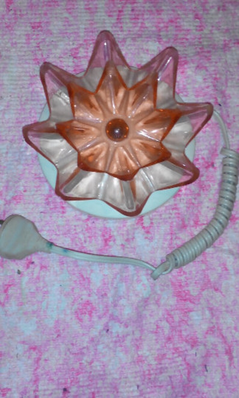 Vintage lamp Soviet USSR decor