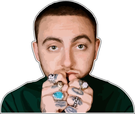 Mac Miller Music Artist Rapper Hand Tattoos Jewellery Larry Etsy