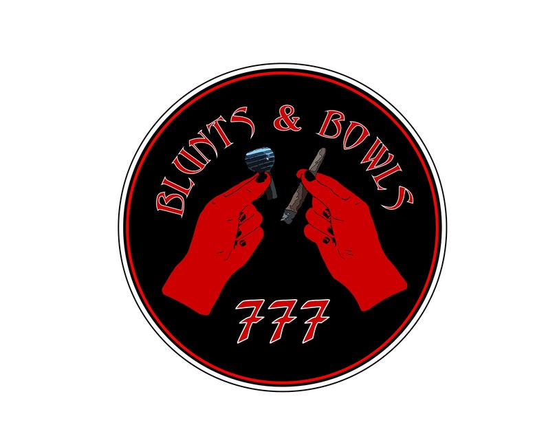 Blunts & Bowls Marijuana Weed Bong 777 Mystic Red Devil Hands Etsy