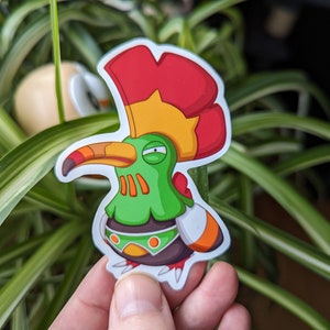 Palworld Tocotoco's Judgement and Death die-cut Aufkleber