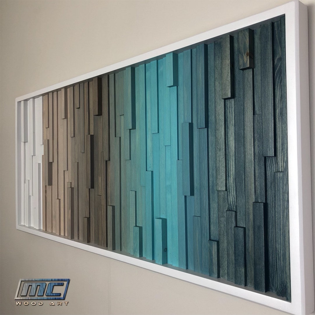 Modern Wood Wall Art, Wood Wall Art, 3d Wall Art, Wood Wall Art Large