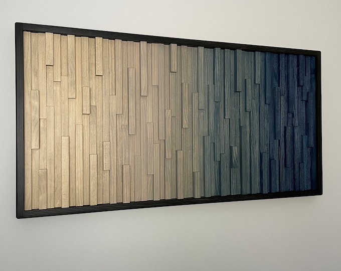 modern wood wall art, wood wall art, 3d wall art, wood wall art large, wood wall sculpture, reclaimed wood wall art, modern wood art, DUSK