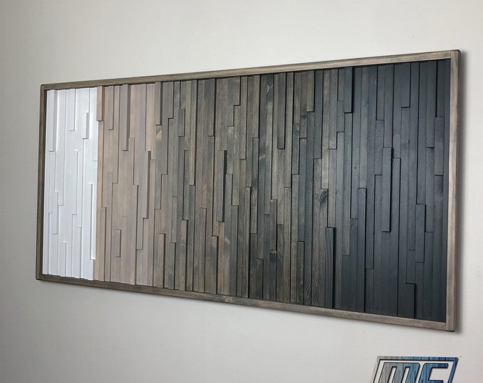 modern wood wall art, wood wall art, 3d wall art, wood wall art large, wood wall sculpture, reclaimed wood wall art, modern wood art, GRAYS