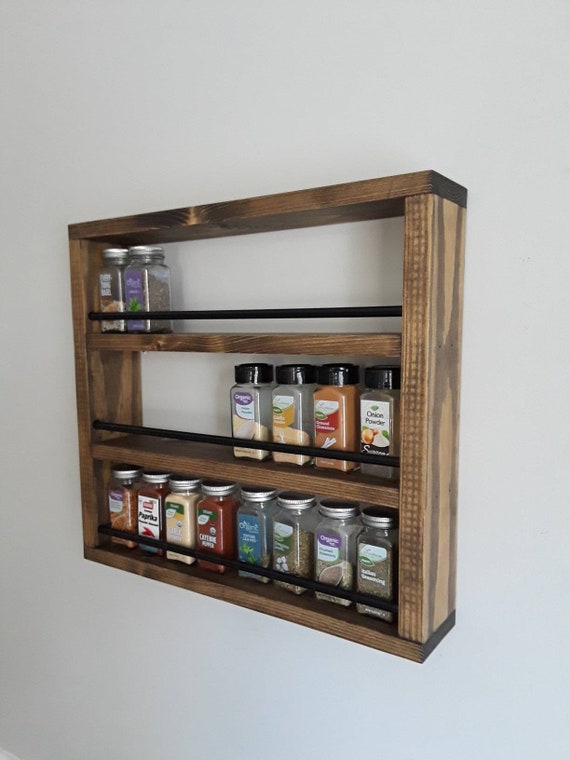 diy spice rack shelves