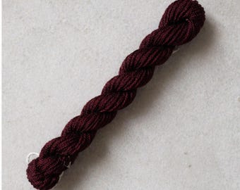 Rouge Hand-Dyed Silk Thread – Natural Mulberry Silk 10 m | Cross Stitch and Embroidery