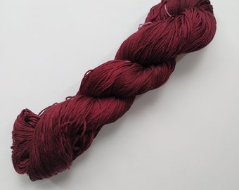 ROUGE. NATURAL SILK. 100% Mulberry. 50 grams. Hand dyed. Cross Stitch. Embroidery.