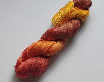 SIENA Natural Silk Hank. 50g. Hand dyed. Cross Stitch. Embroidery.