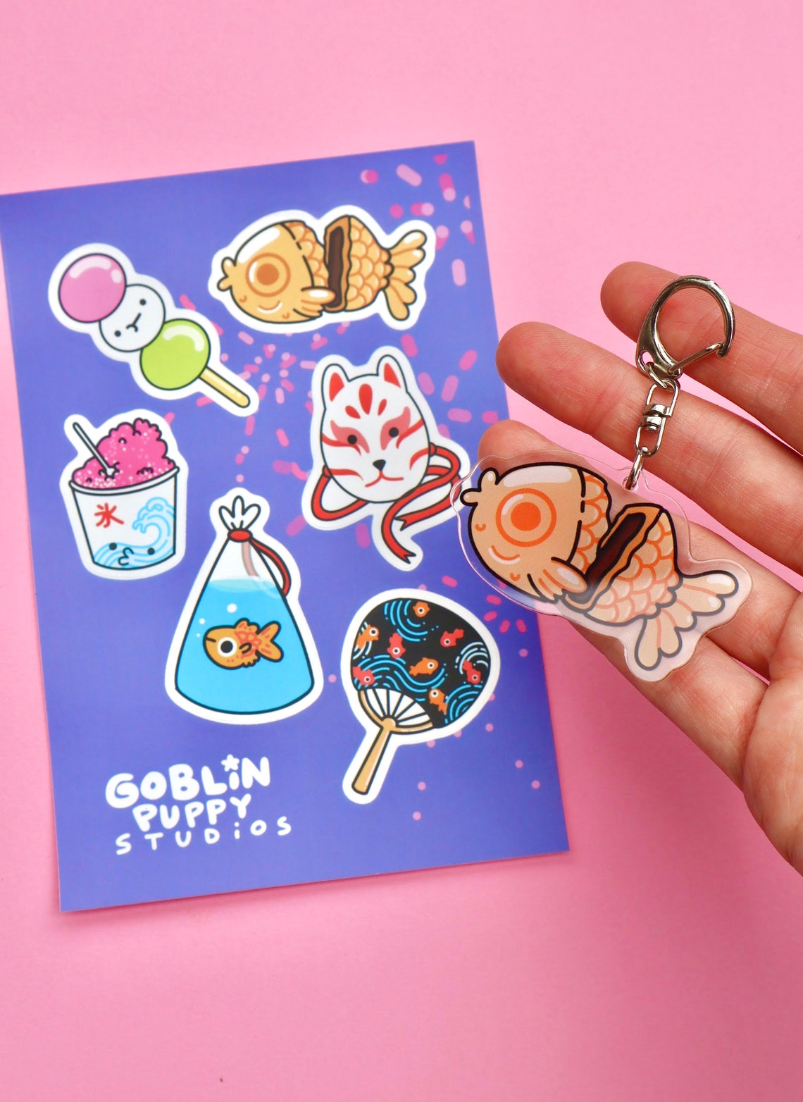 Taiyaki Acrylic Keychain - Etsy