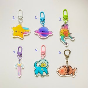 Kawaii Acrylic Keychain (pick one)