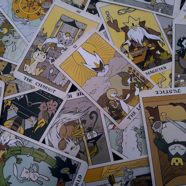 Jeu de cartes de tarot Pokémon, arcanes majeurs