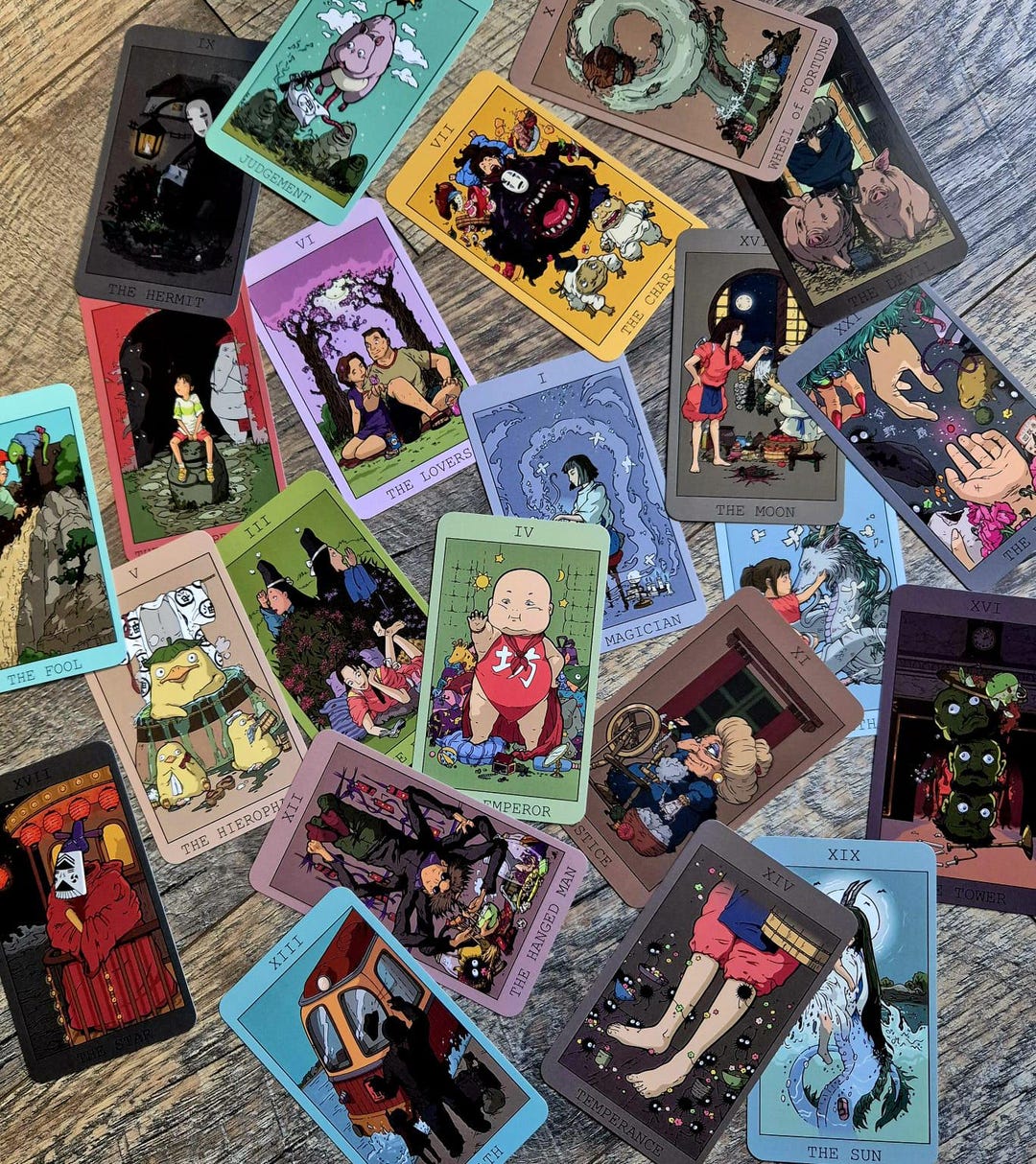 Spirited Away Tarot Deck / ONLY MAJOR ARCANA - Etsy