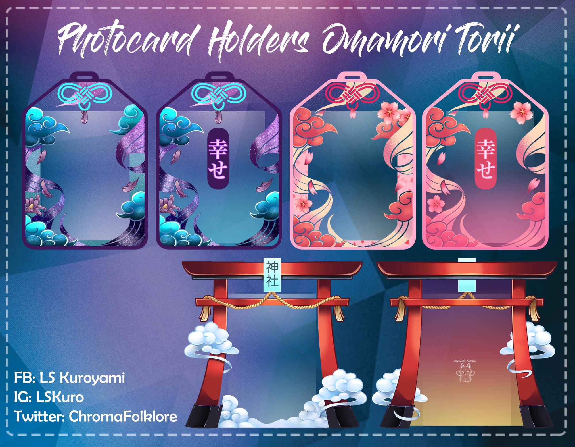 Photocard Holder Omamori Torii - Etsy
