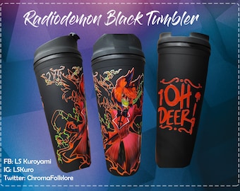 RadioDemon Black Tumbler