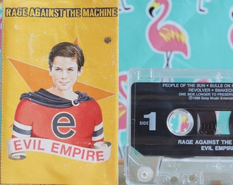 Rage Against The Machine Evil Empire  Cassette Tape dolby Epic et 57523