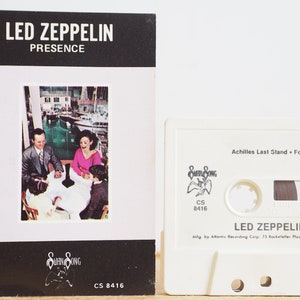 Led Zeppelin presence Cassette Tape Dolby Swan Song cs-8416