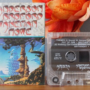 Anderson Bruford Wakeman Howe Cassette Tape Dolby Arista ac85 -90126