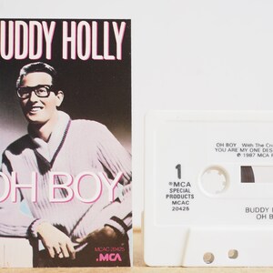 Buddy Holly Oh Boy Cassette tape dolby MCA mcac-20425