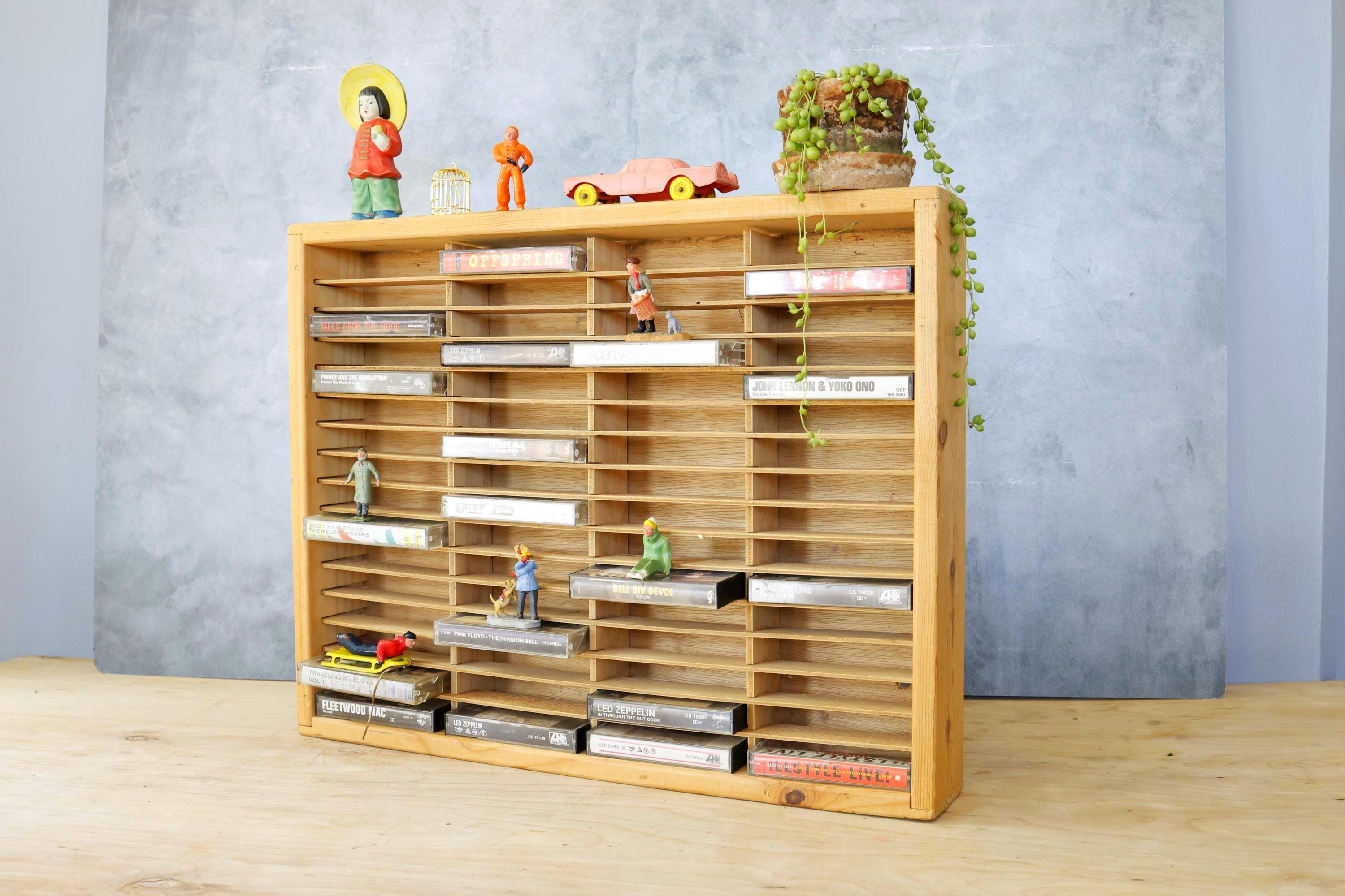 ヴィンテージ　ナパバレー カセットテープ ラック 64段 Vintage Napa Valley Cassette Tape Holder Shelf Display Rack Holds