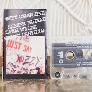 Ozzy Osbourne Just Say Ozzy Cassette Tapes Dolby Tape CBS 6zt 45451 war pigs