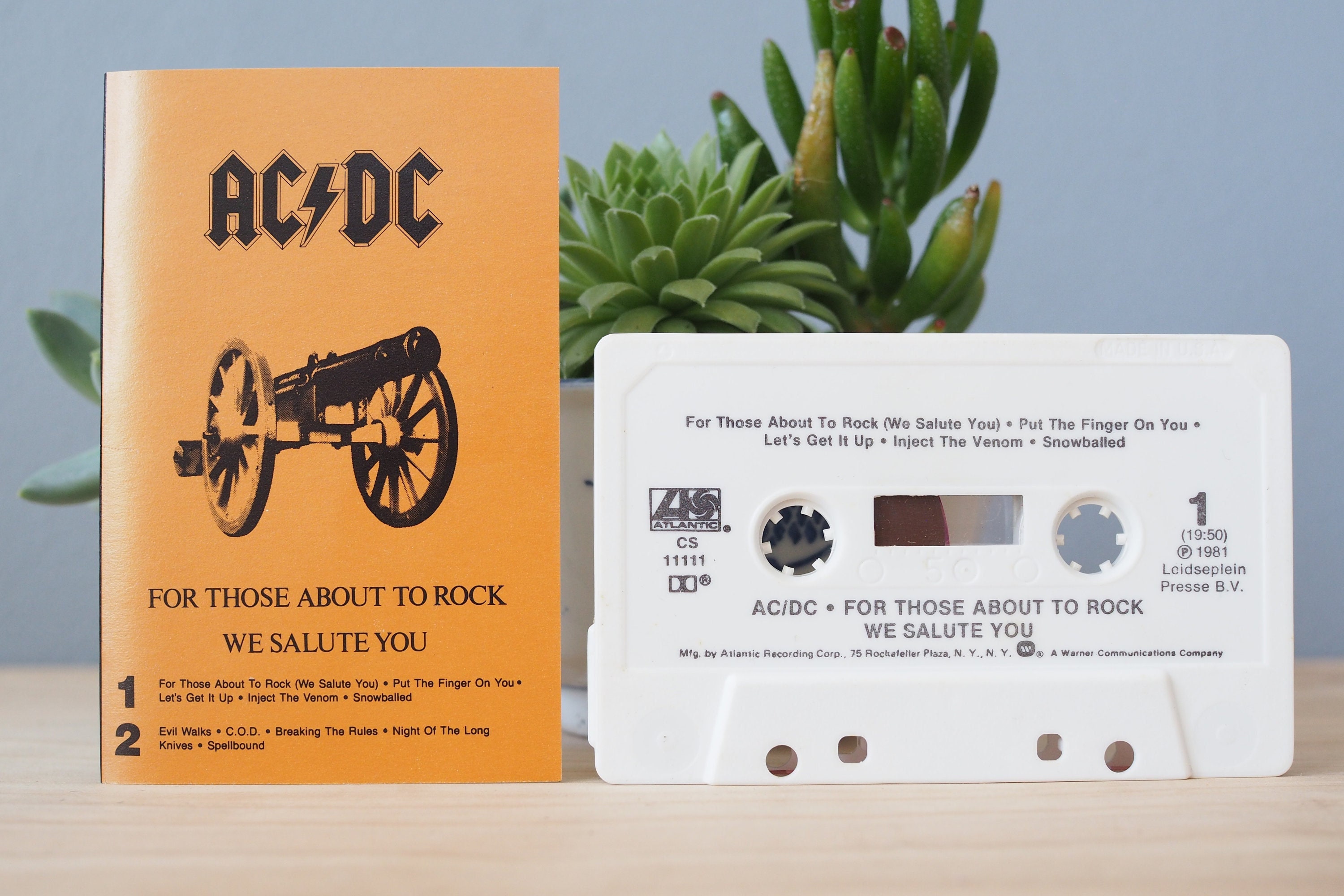 Pløje varme Et hundrede år AC/DC for Those About to Rock We Salute You Cassette Tape - Etsy