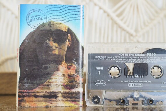 Kiss Hot in the Shade Cassette Tape Dolby Mercury Polygram