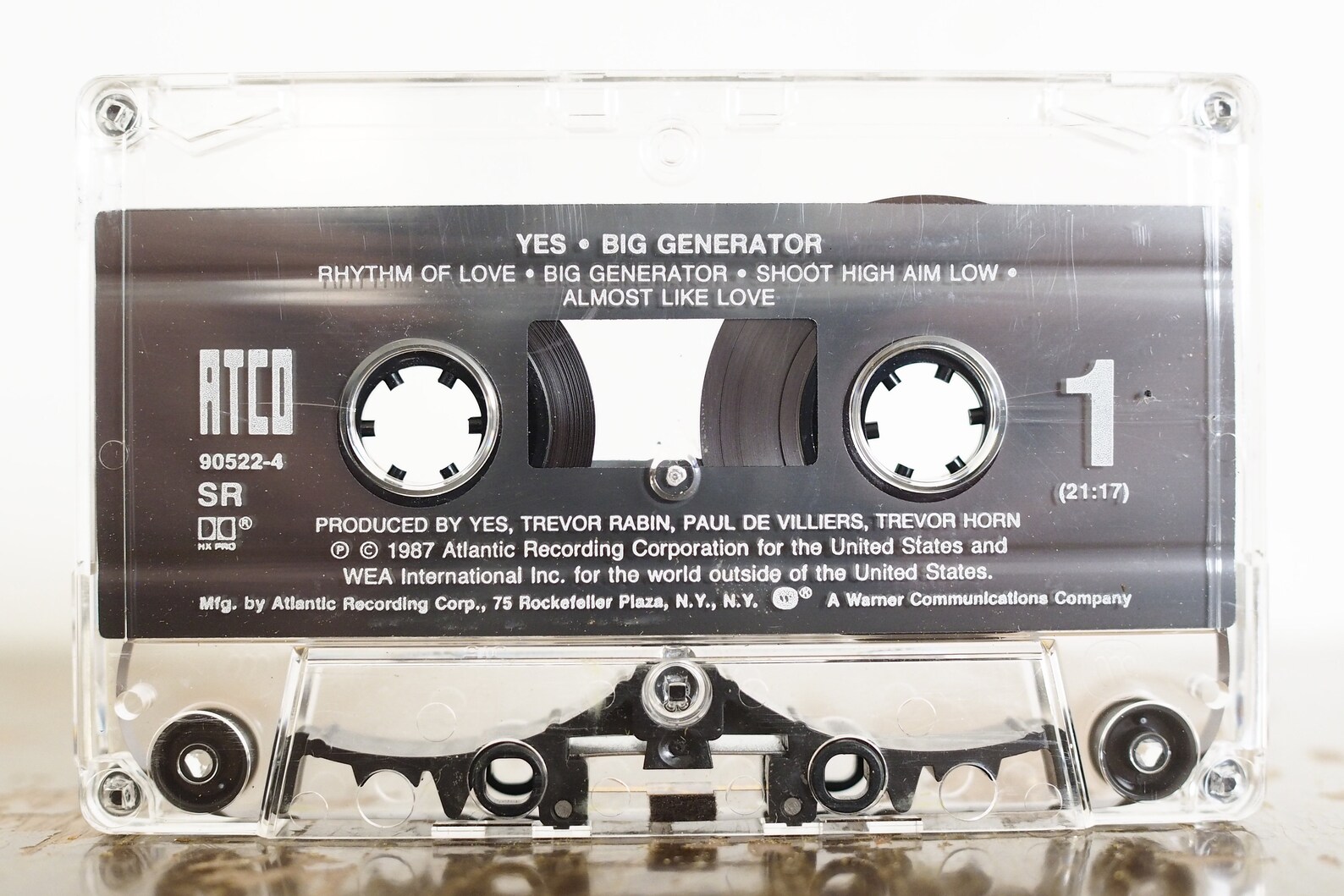 Yes Big Generator Cassette Tape Dolby Atco 7 905224 Etsy