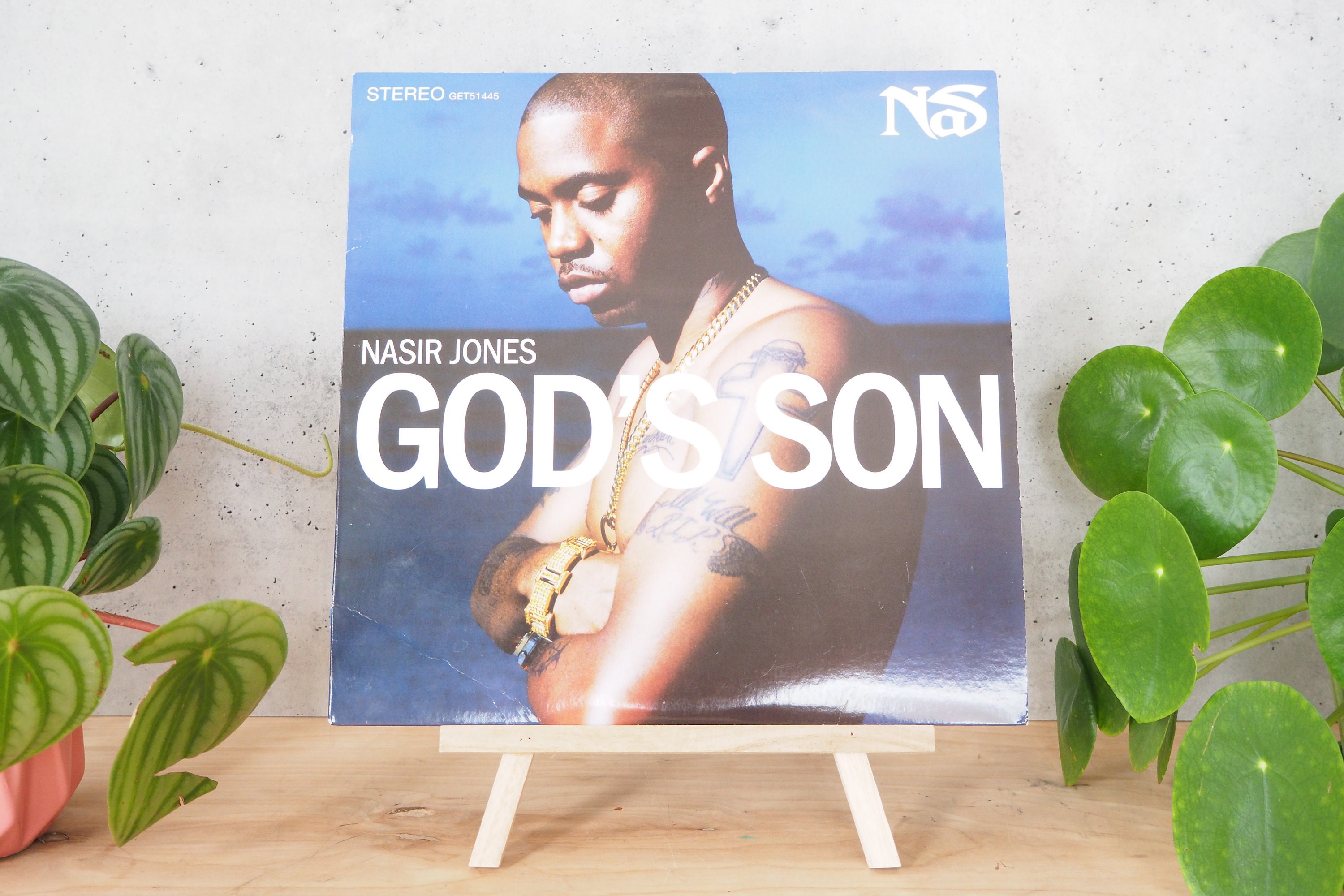 NAS Nasir Jones God's Son Album Lp Vinyl Record 33RPM Get 51445-lp