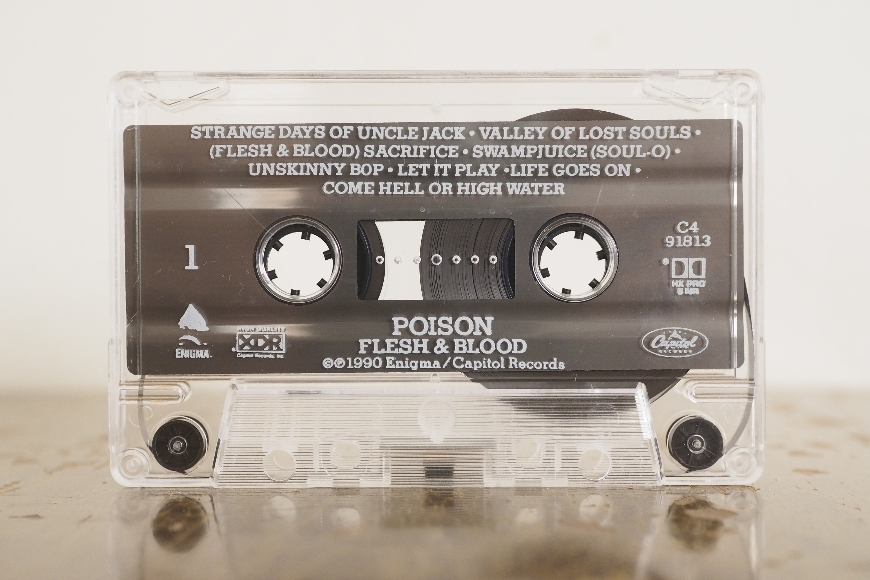Poison Flesh and Blood Cassette Tape Capitol XDR C4 91813 - Etsy