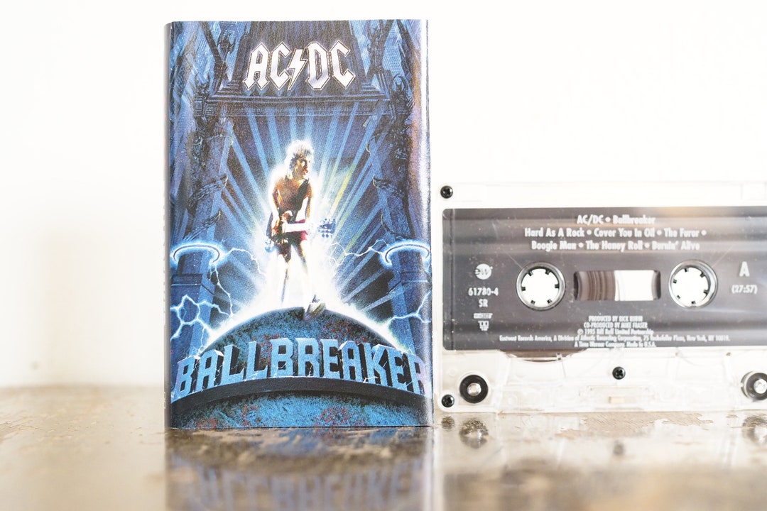 AC/DC Ball Breaker Cassette Tape Dolby East West Productions 61780-4 - Etsy