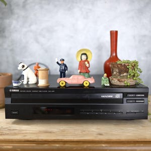 Vintage Yamaha CDP-C85es disc CD Player Carousel Player wood trim tested working High End