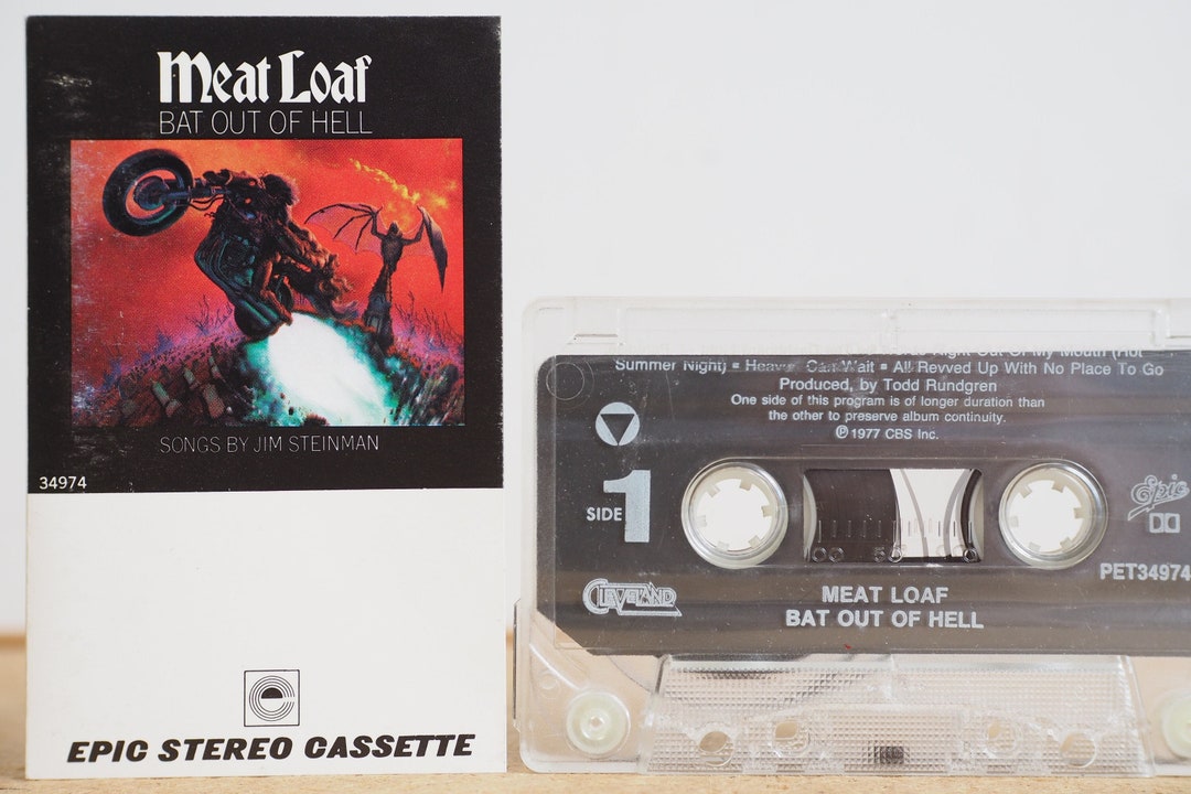 Meat Loaf Bat Out of Hell Cassette Tape Dolby Cleveland Pet Etsy