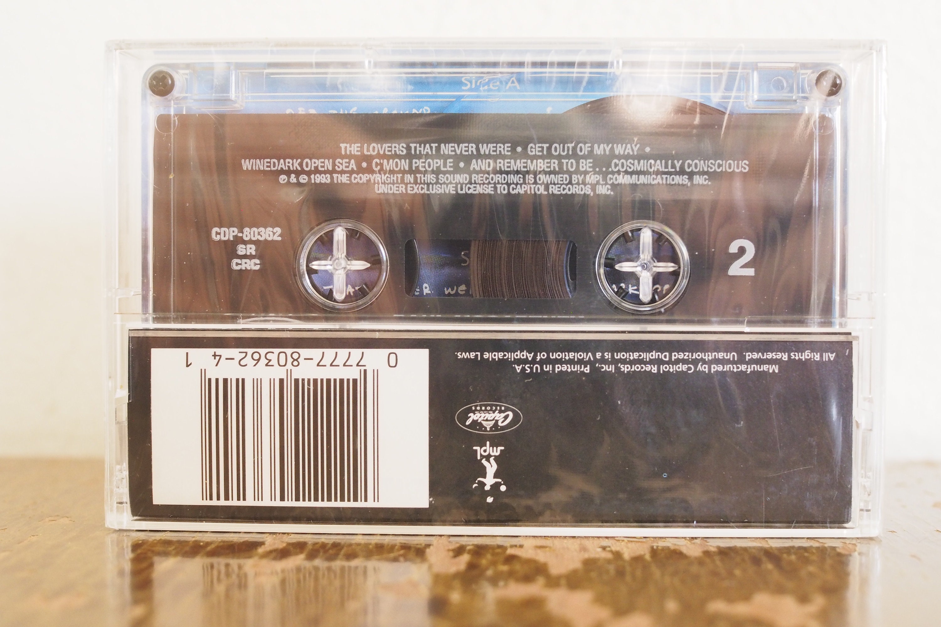 Paul McCartney – Off The Ground, US 1993 Promo. Cassette Tape, Capitol Records C4-80362 Paul McCartney – Off The Ground, US 1993 Promo. Cassette Tape, Capitol Records C4-80362