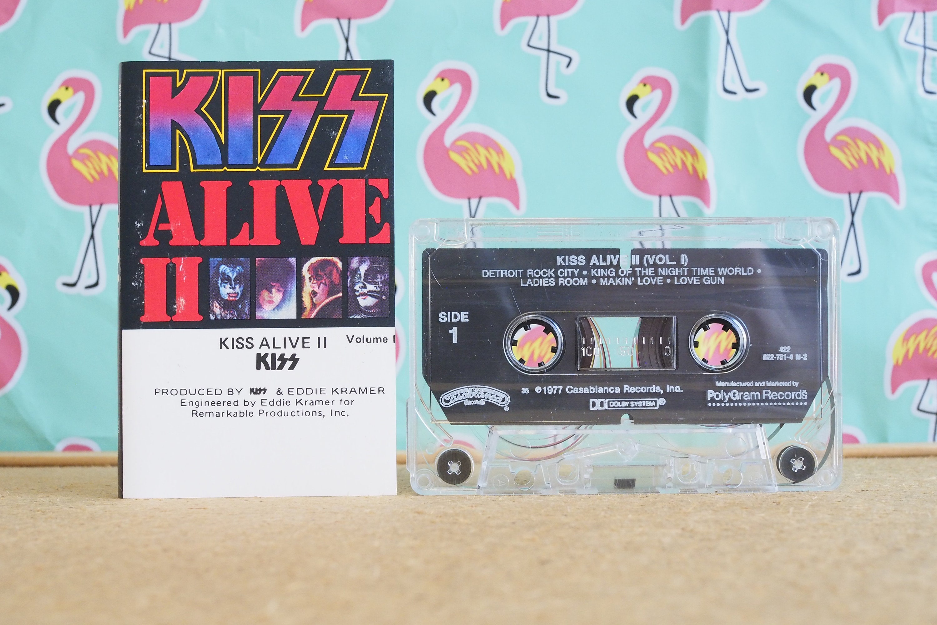 Kiss Alive II VOl 1. Cassette tape dolby Casablanca records